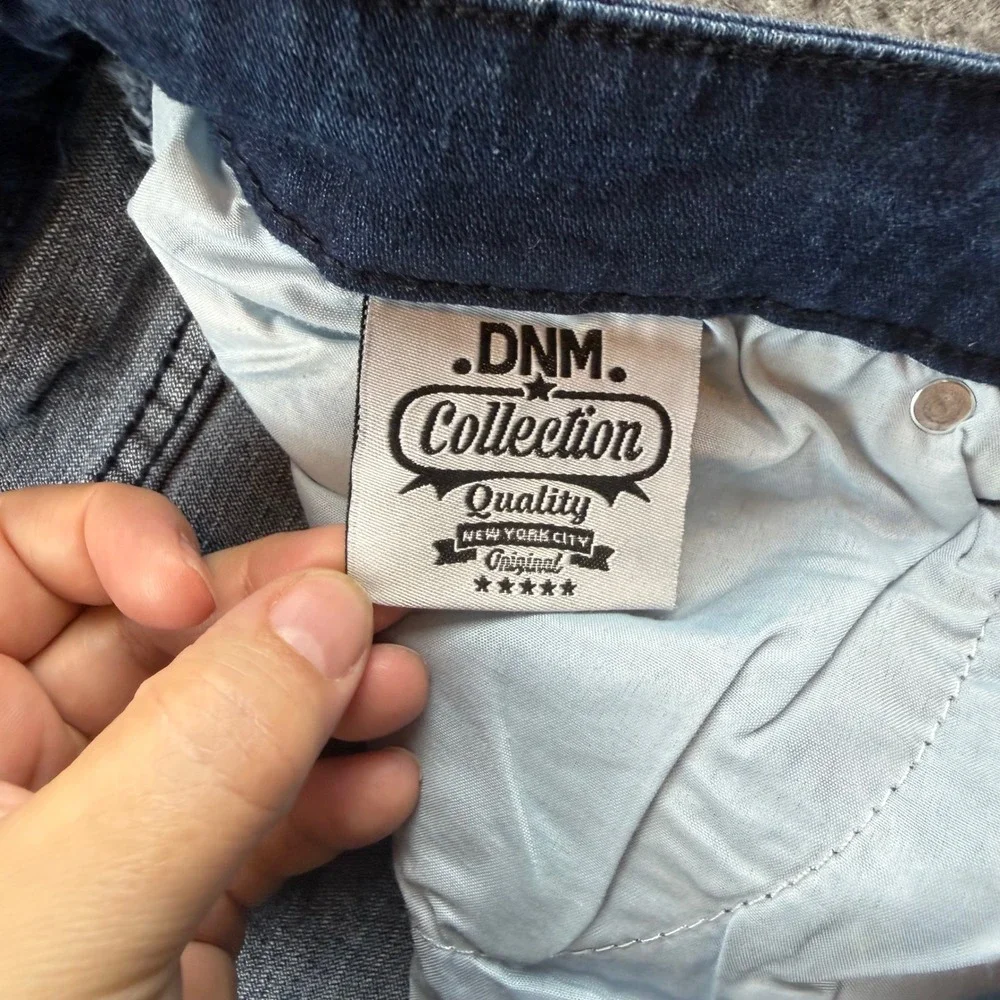DNM Collection Slim Fit Jeans Men's‎ 40 Blue Strap Streetwear HD18-DNM006